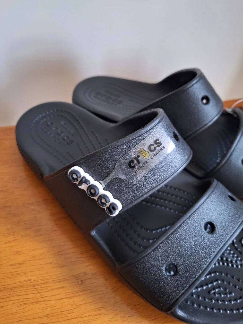 Crocs Classic Two-Strap Sandal Women's Black Size 8